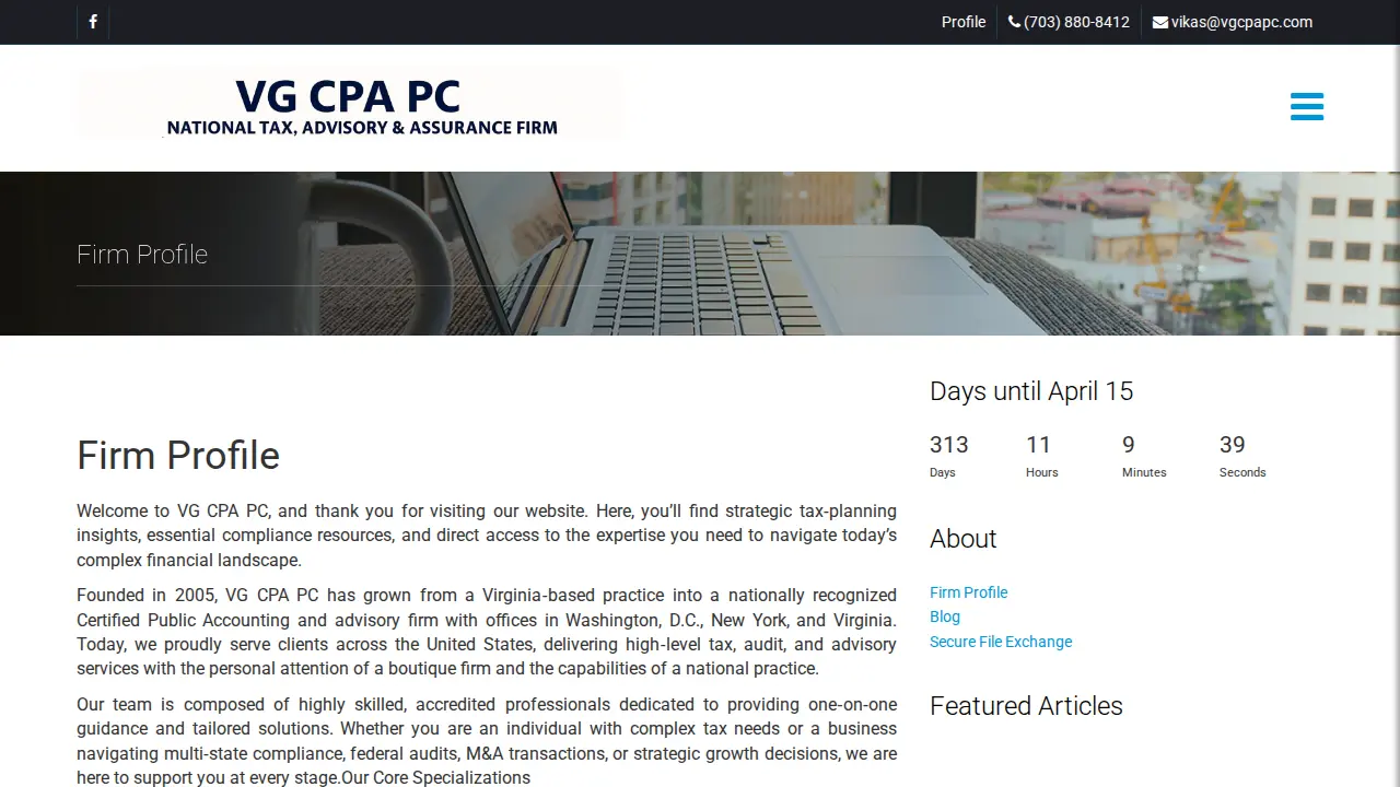 VG CPA PC page