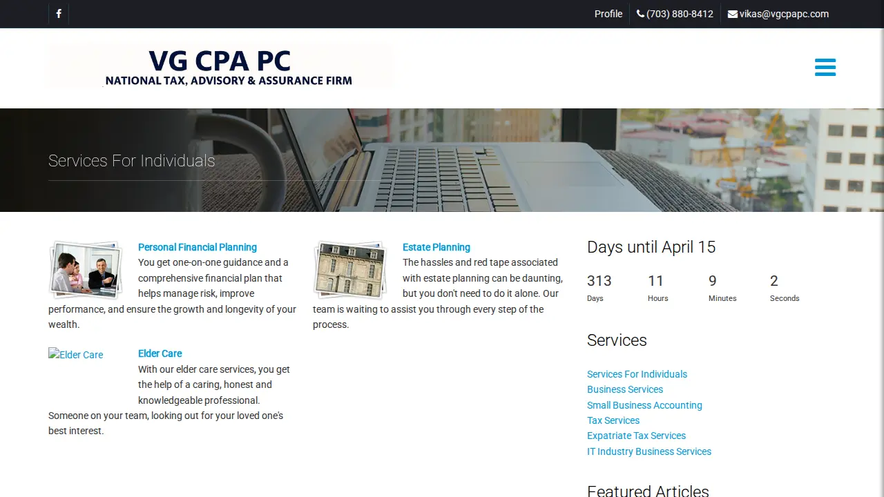 VG CPA PC page