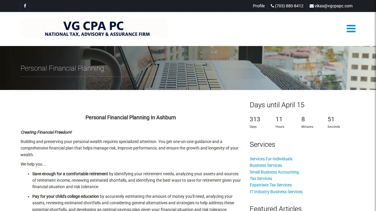 VG CPA PC page