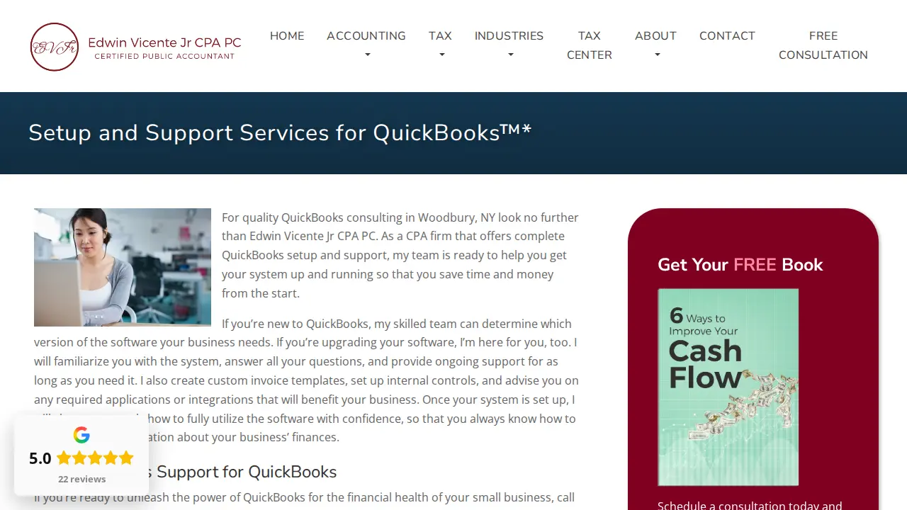 Edwin Vicente Jr CPA PC page