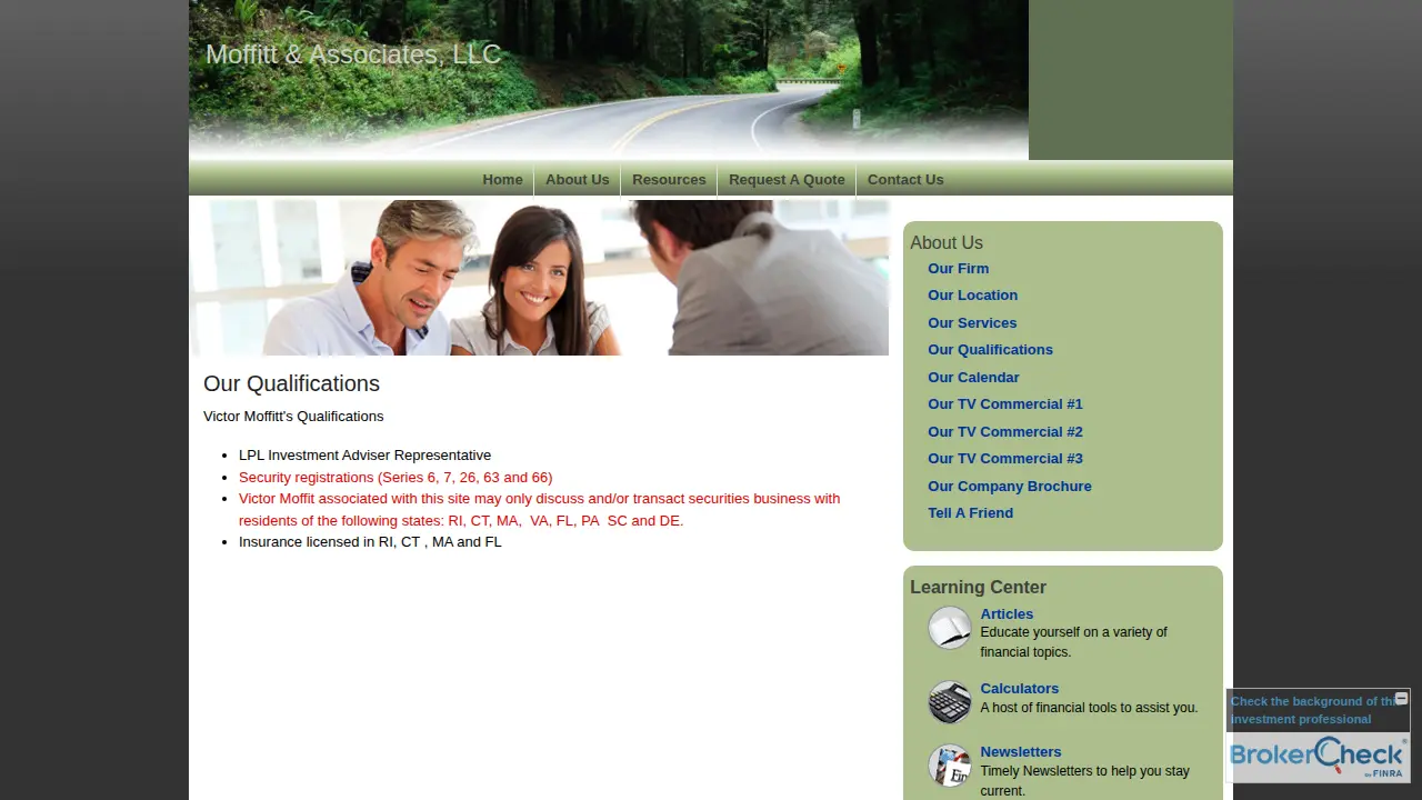 Moffitt & Associates, LLC page