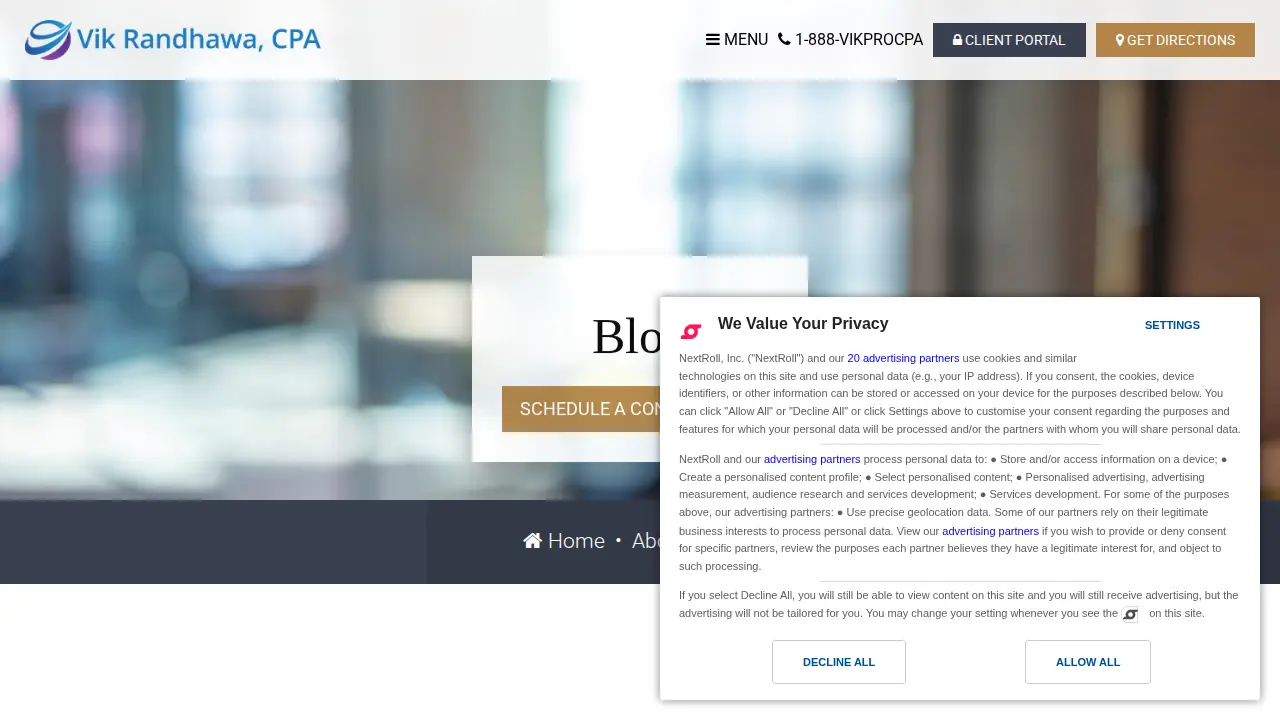 Vik Randhawa, CPA page