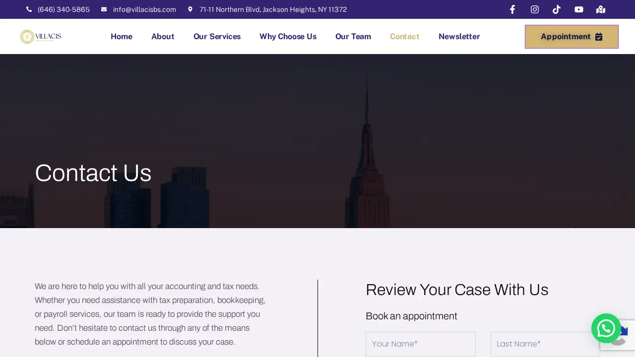 VILLACIS BUSINESS SOLUTIONS INC page