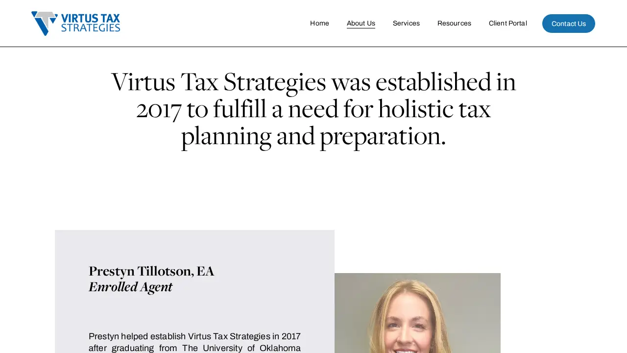 Virtus Tax Strategies page