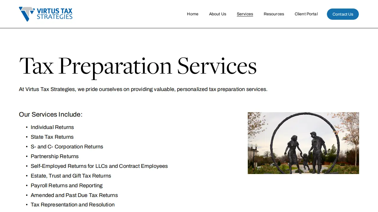 Virtus Tax Strategies page