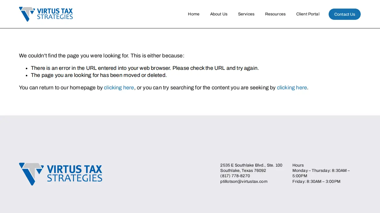 Virtus Tax Strategies page