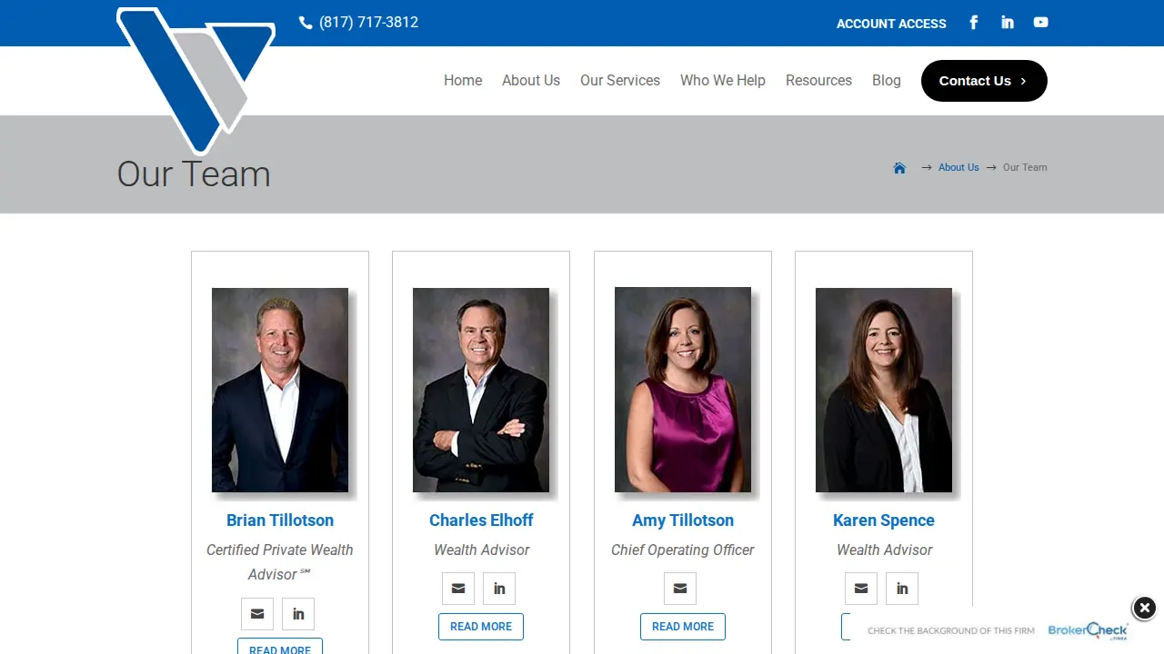 Virtus Wealth Management page