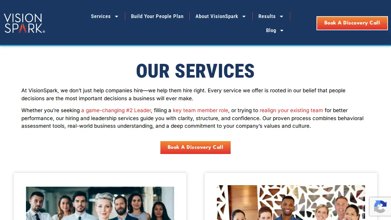 VisionSpark page