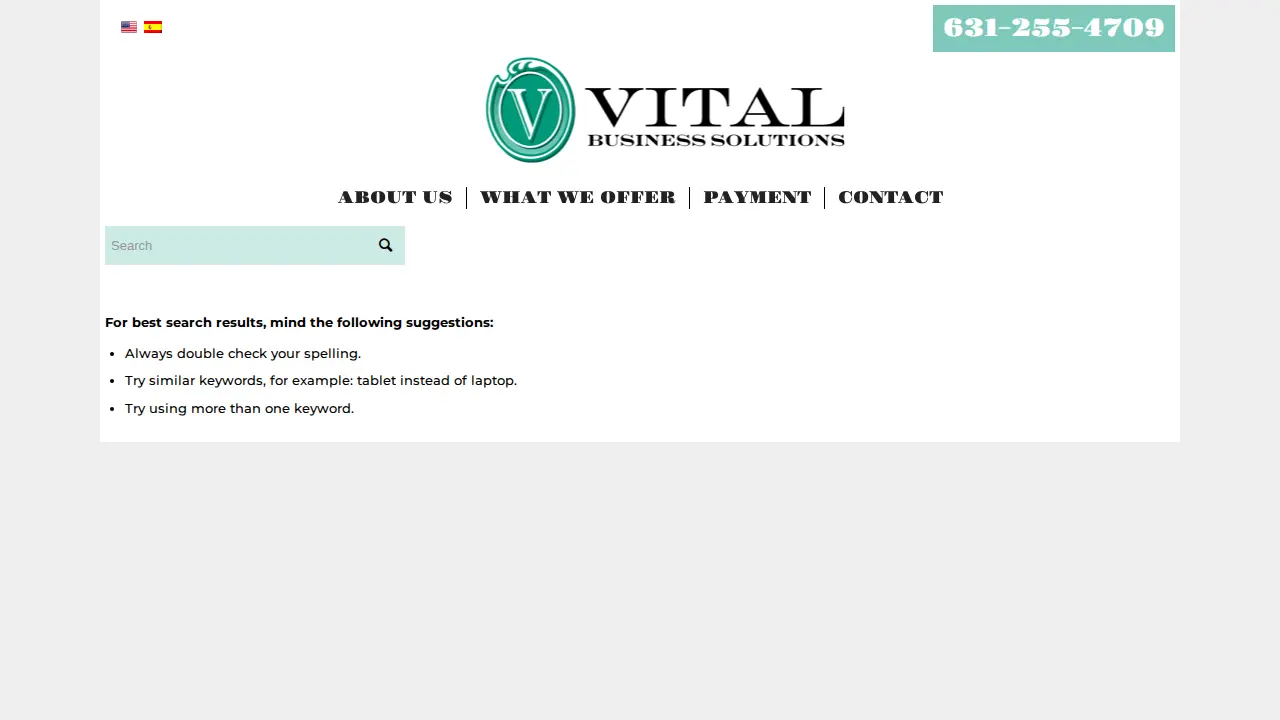 Vital Business Solutions, Inc. page