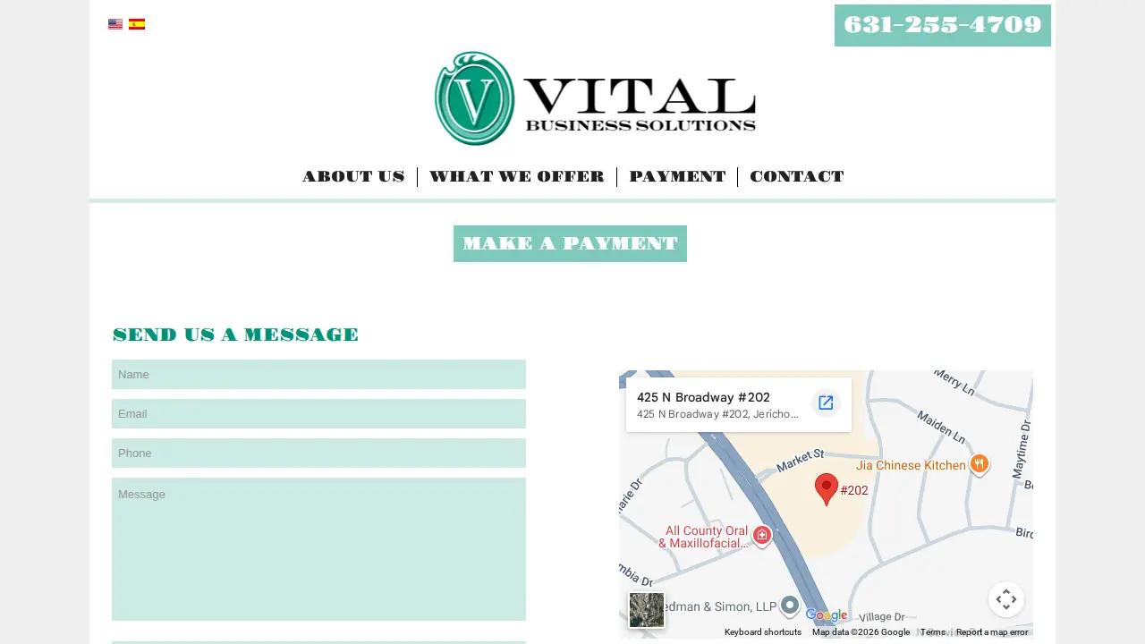 Vital Business Solutions, Inc. page