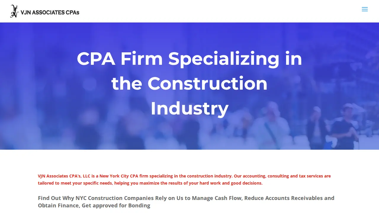 VJN Associates CPAs page