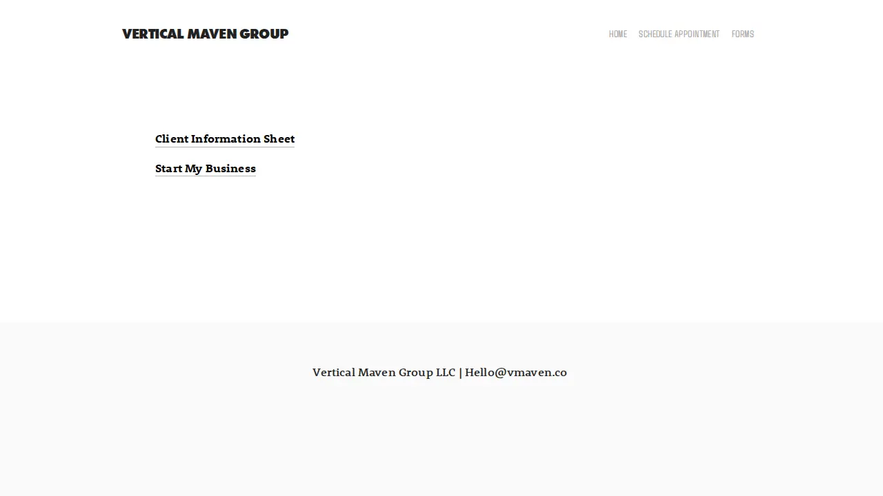 Vertical Maven Group page