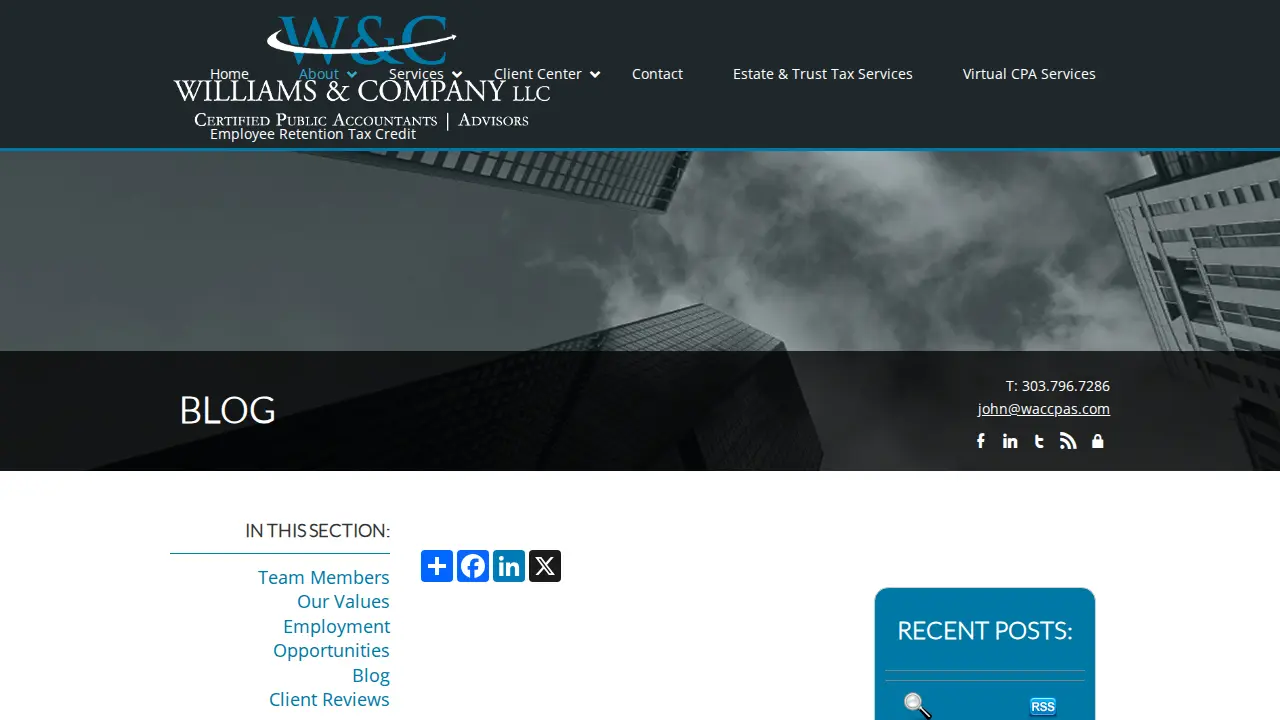 Williams & Company, LLC page