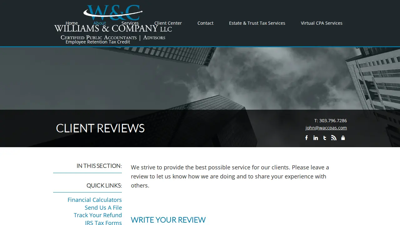 Williams & Company, LLC page