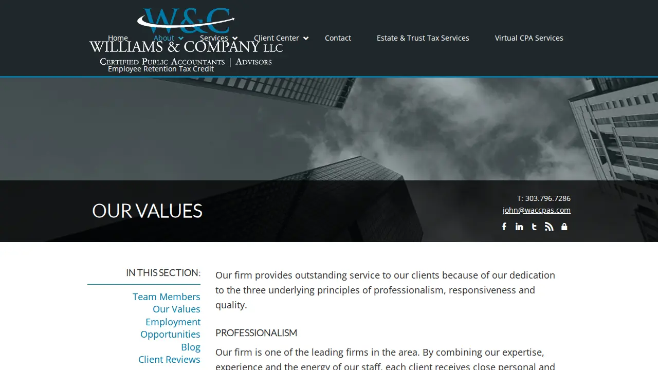Williams & Company, LLC page
