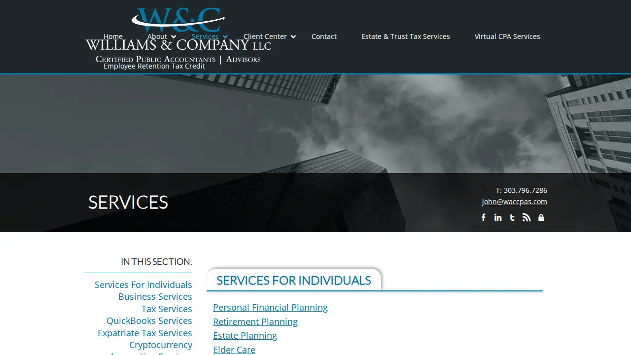 Williams & Company, LLC page