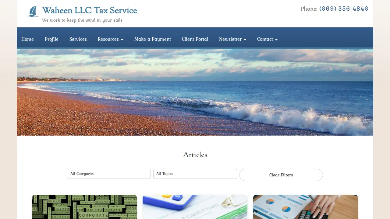 Waheen LLC page