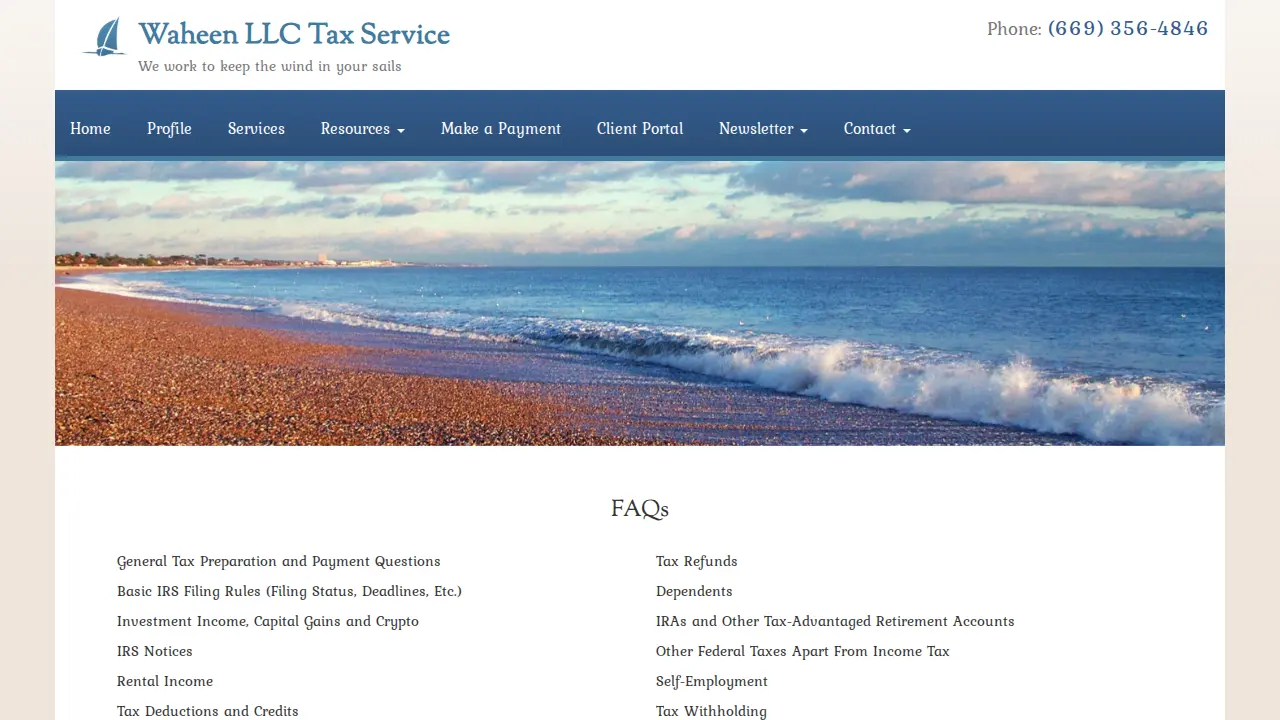 Waheen LLC page