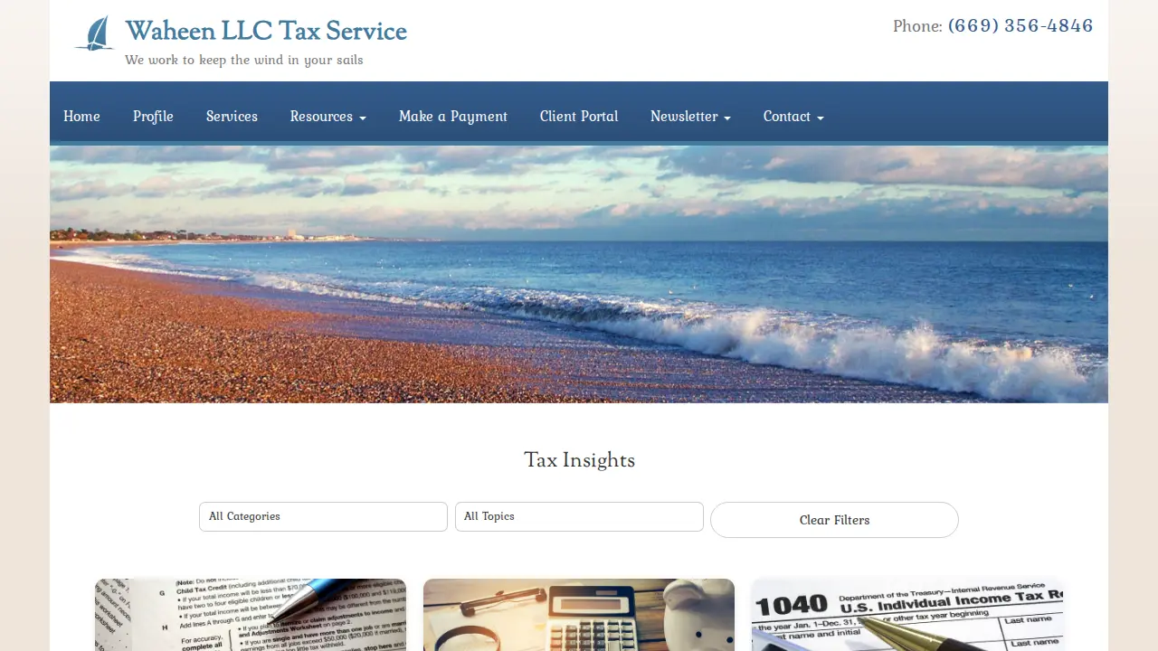 Waheen LLC page