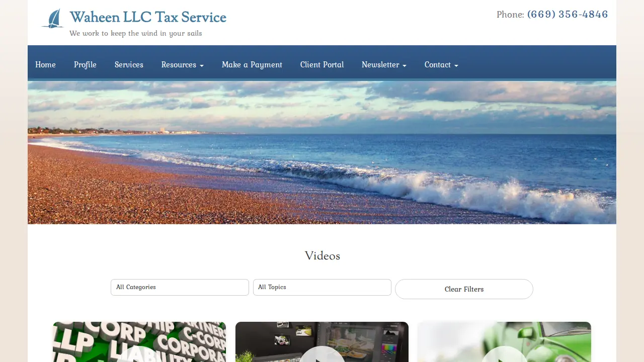 Waheen LLC page
