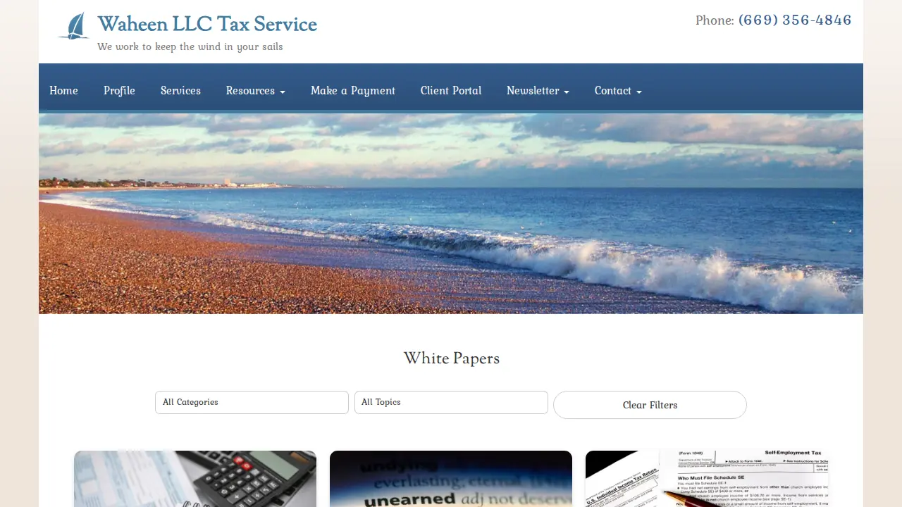 Waheen LLC page