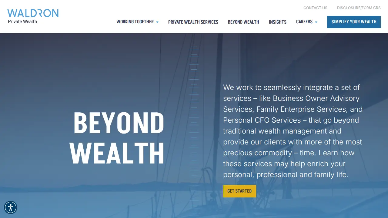 Waldron Private Wealth page