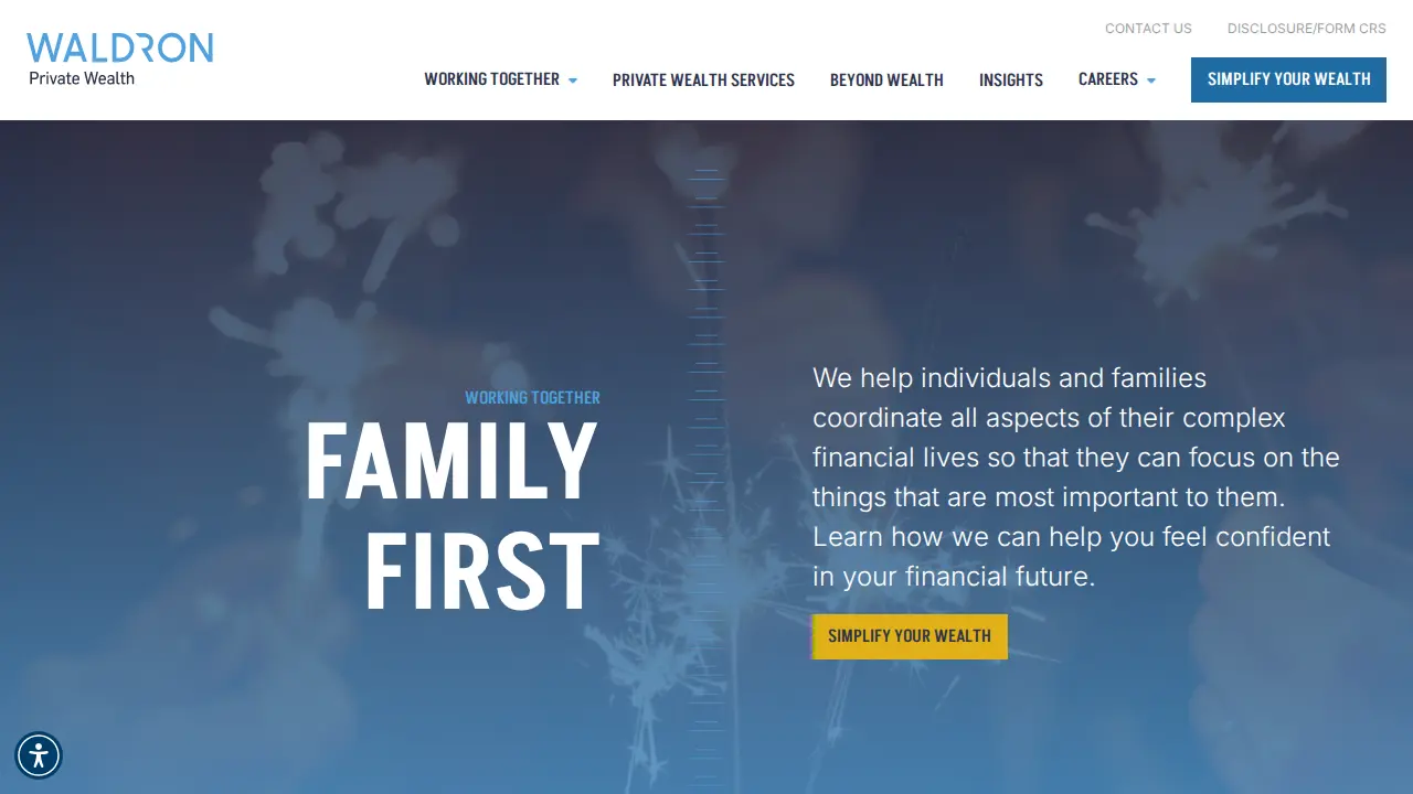 Waldron Private Wealth page