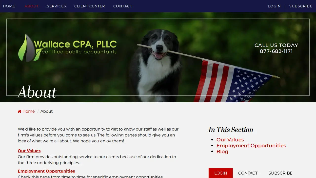 WALLACE CPA, PLLC page