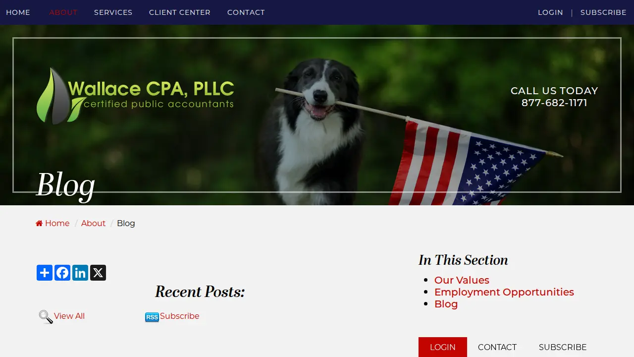 WALLACE CPA, PLLC page