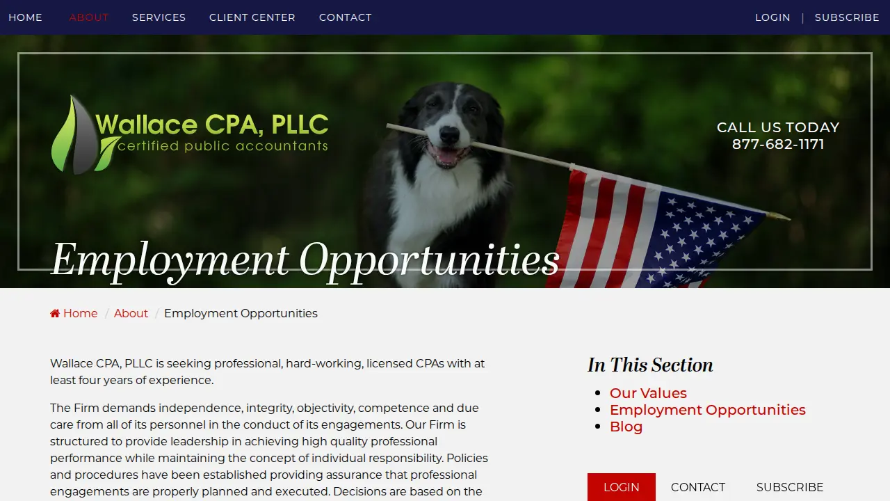 WALLACE CPA, PLLC page