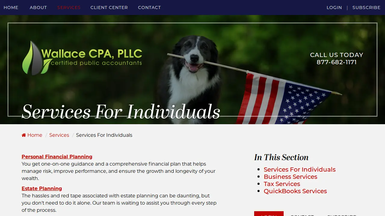 WALLACE CPA, PLLC page