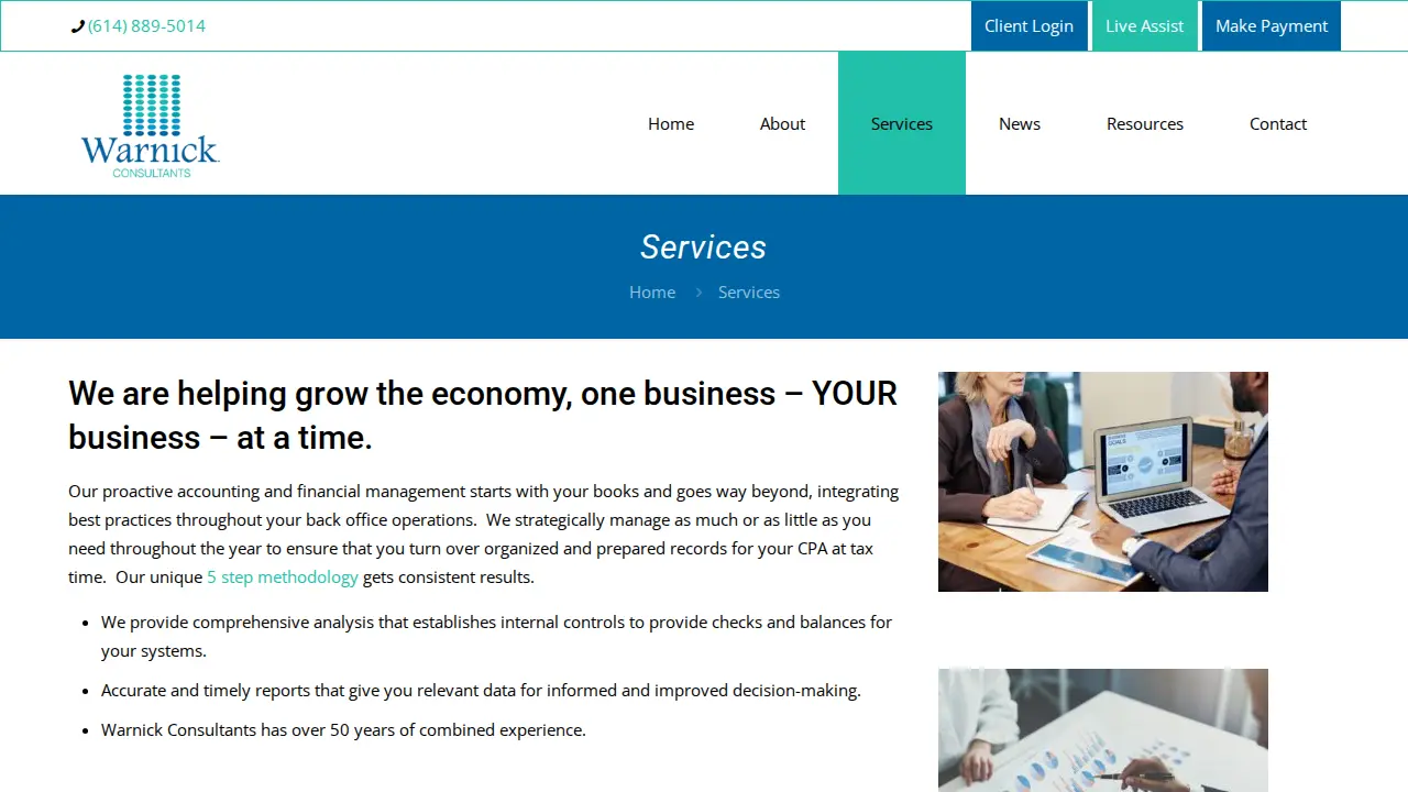 Warnick Consultants LLC page