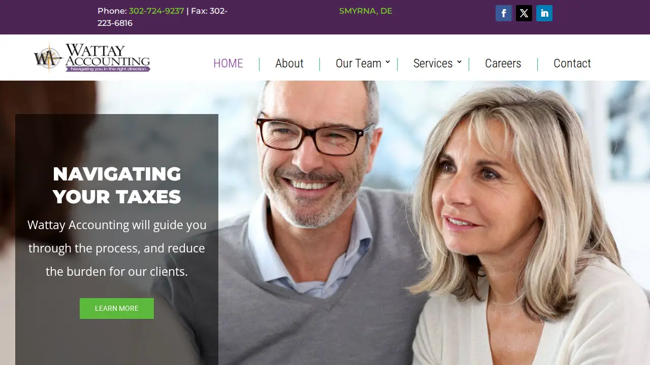 Wattay Accounting website