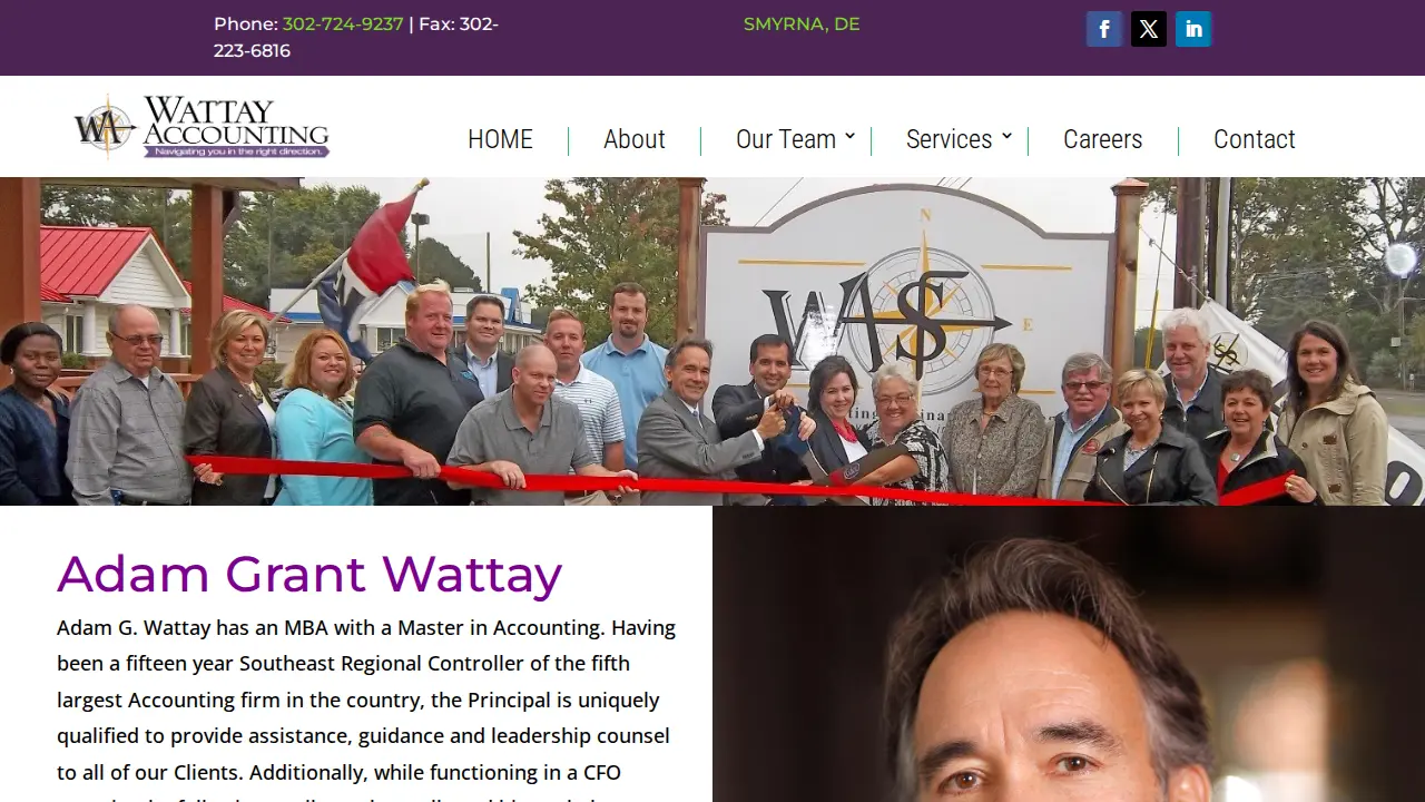 Wattay Accounting page