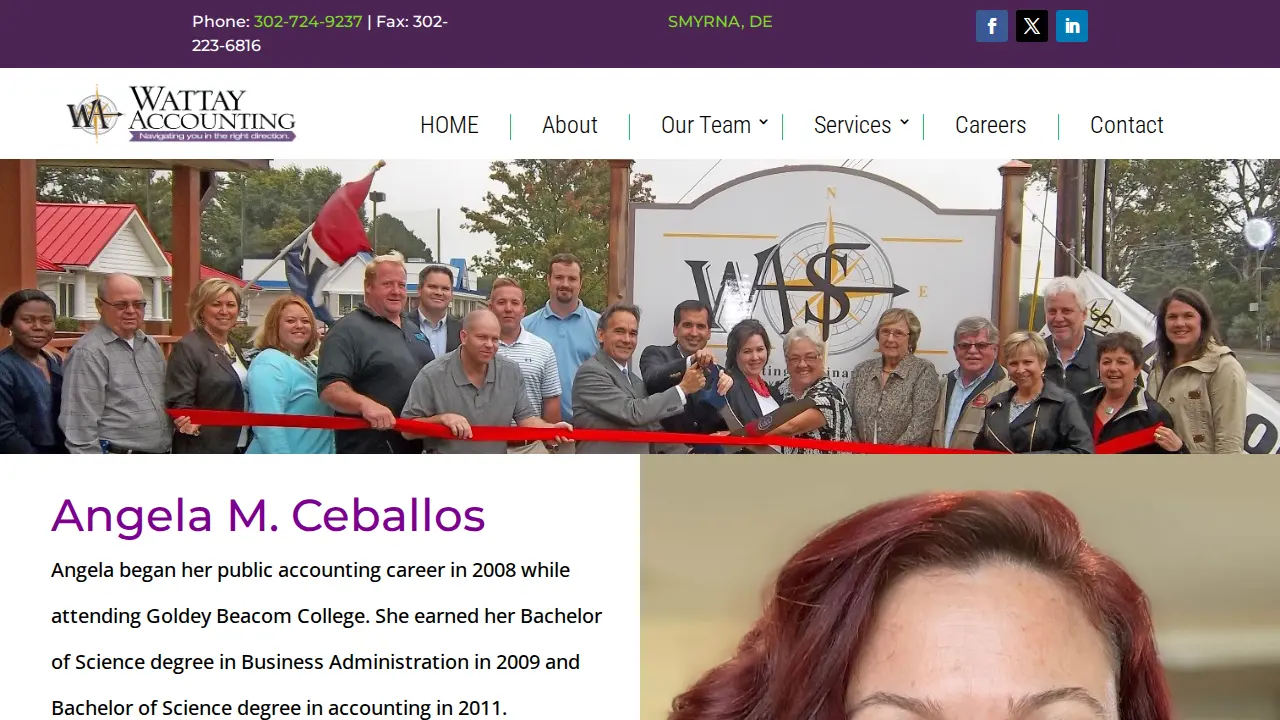 Wattay Accounting page