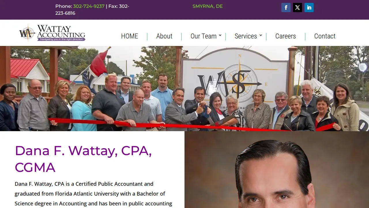 Wattay Accounting page