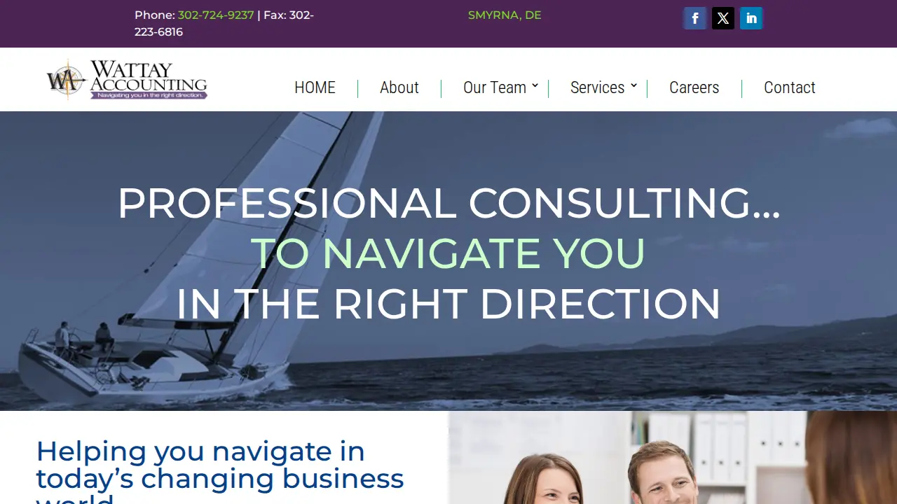 Wattay Accounting page