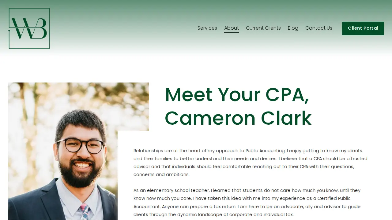 WB CPA page