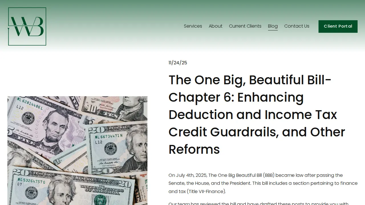 WB CPA page