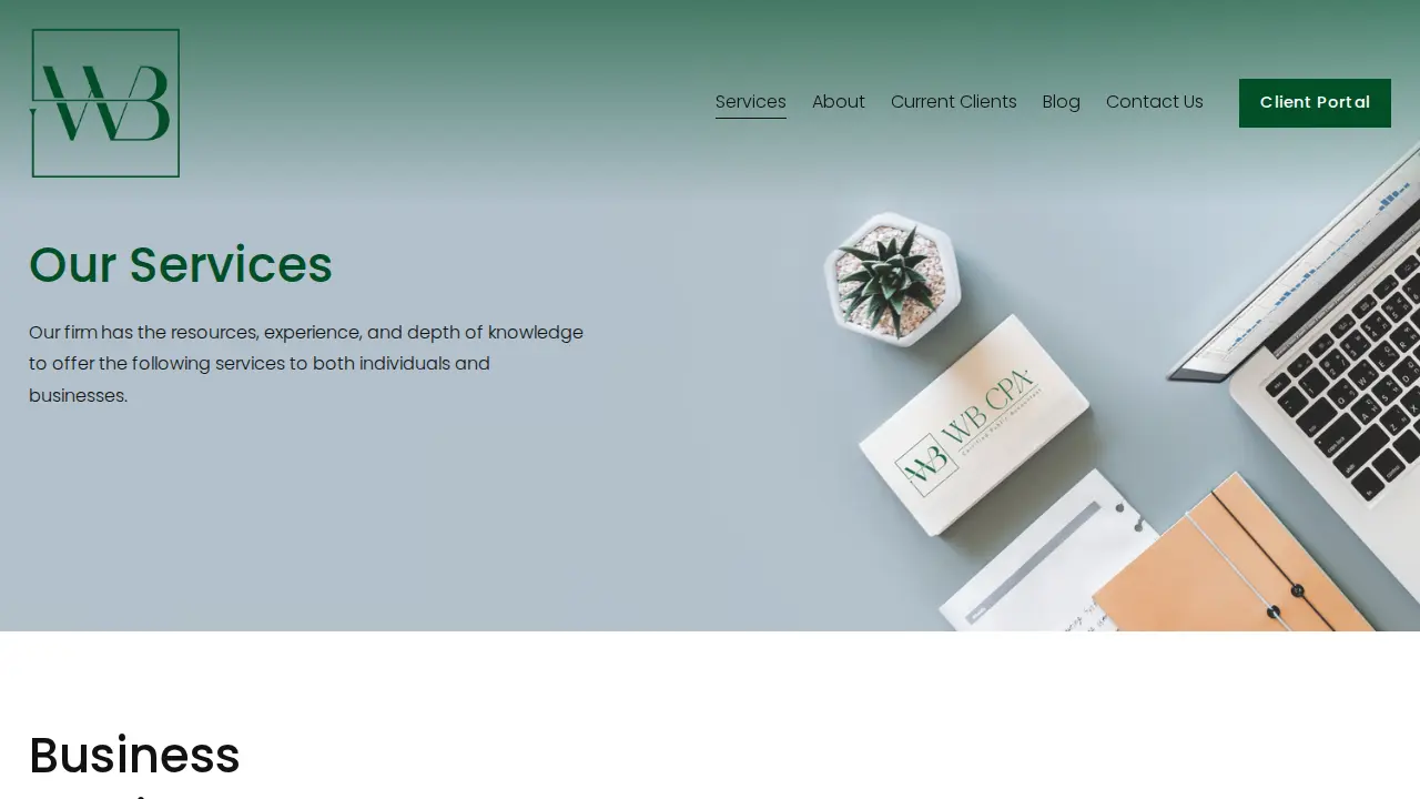 WB CPA page
