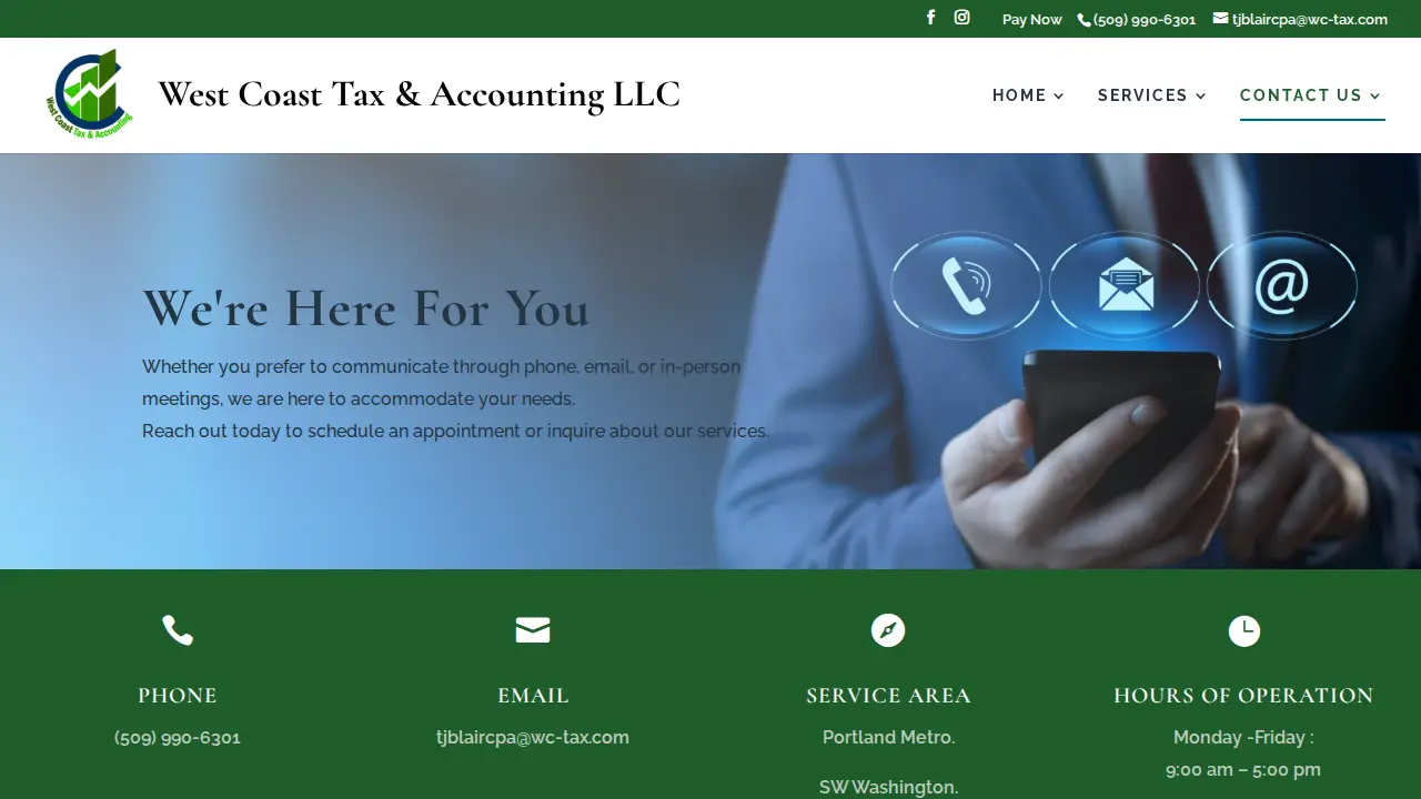 West Coast Tax & Accounting page