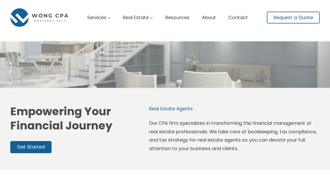 Wong CPA Advisory, PLLC page
