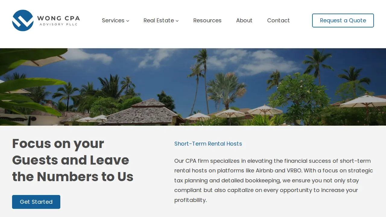 Wong CPA Advisory, PLLC page