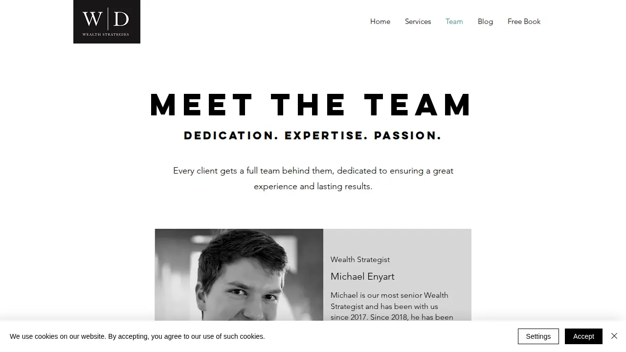 WD Wealth Strategies page