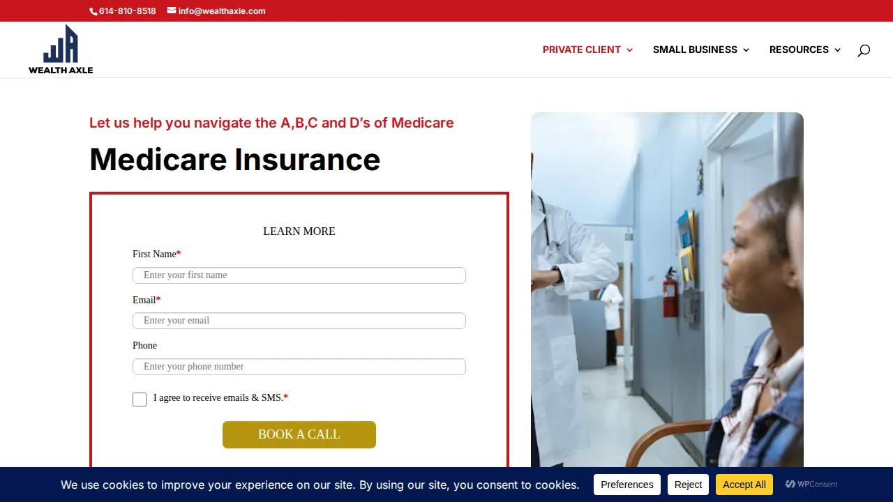 Wealth Axle Insurance & Strategy page