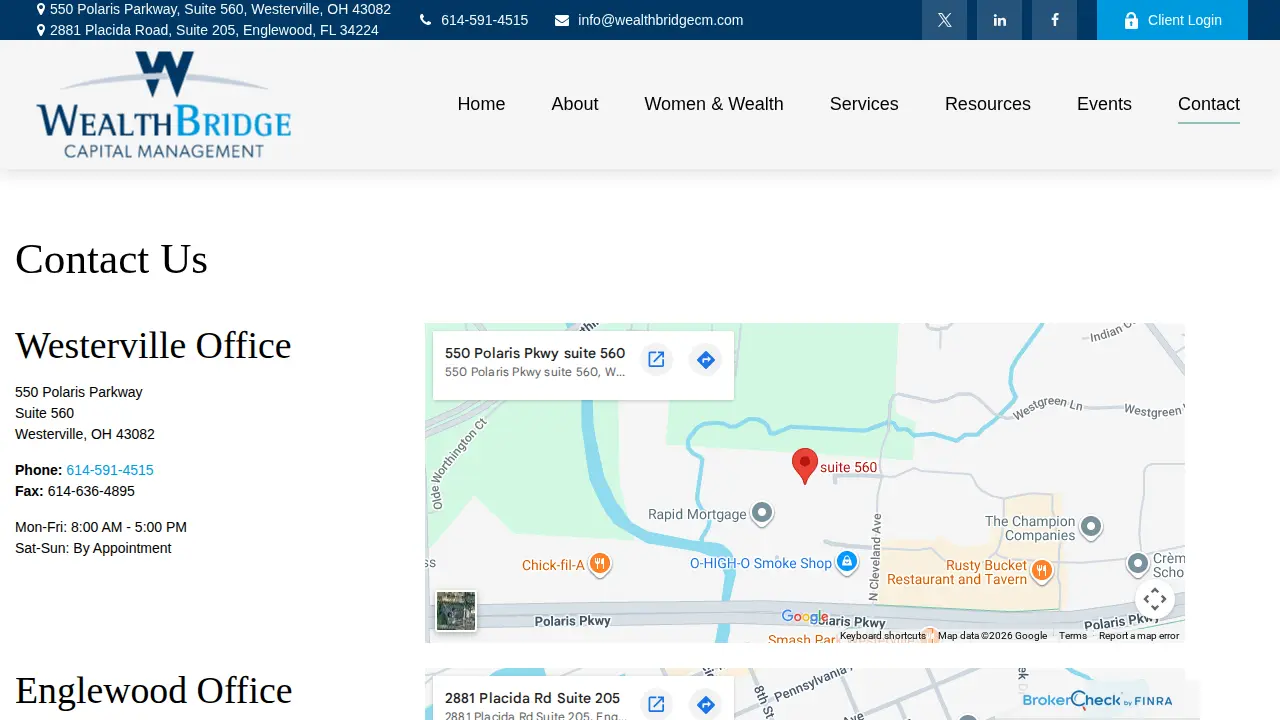 WealthBridge Capital Management page
