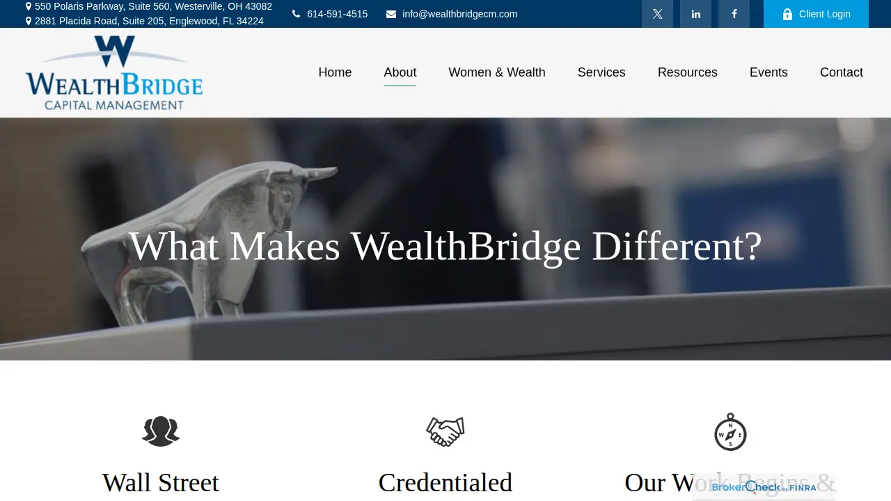 WealthBridge Capital Management page