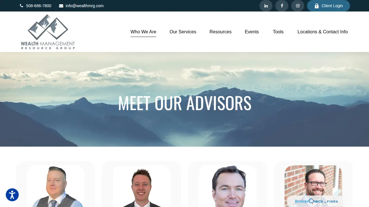 Wealth Management Resource Group page