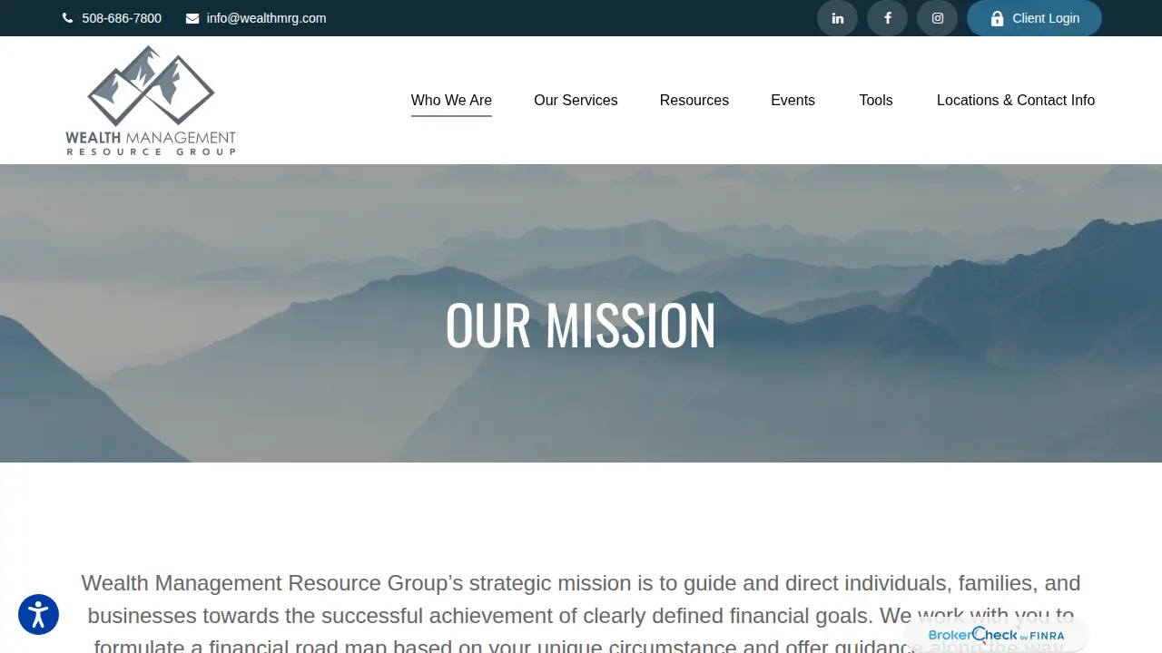Wealth Management Resource Group page