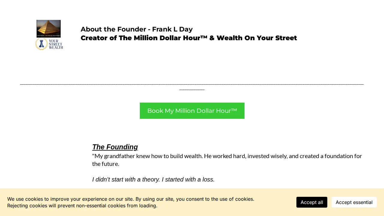 Your Street Wealth page